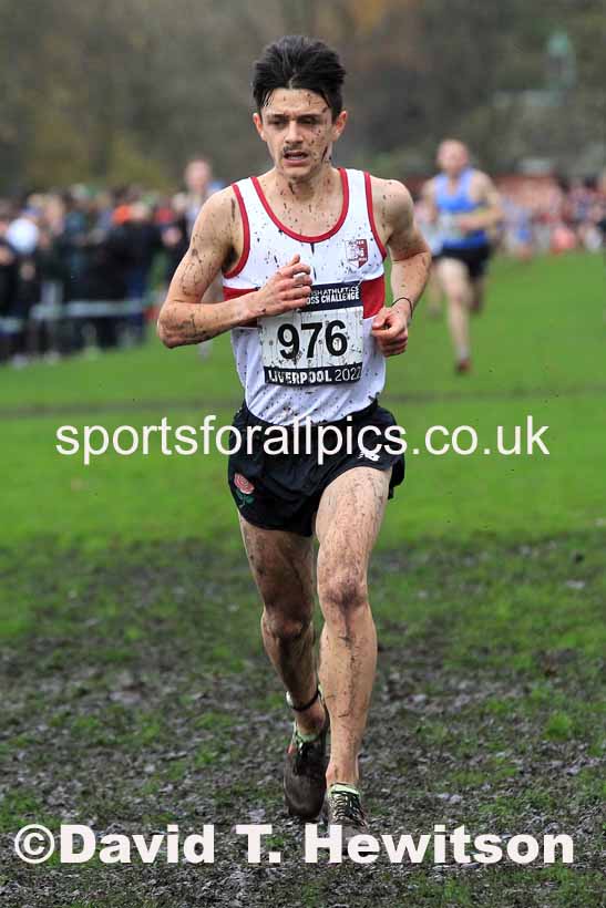 Junior Men, 2022 British Athletics Cross Challenge, Sefton Park, Liverpool.  Photo: David T. Hewitson/Sports for All Pics